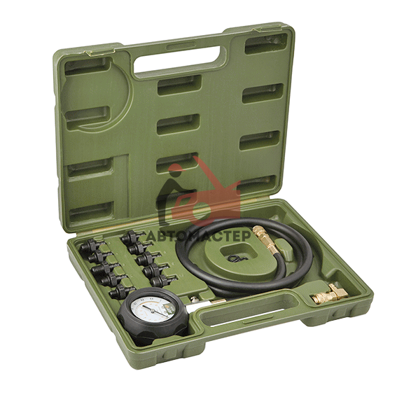 Тестер давления масла Дело Техники 12 пр 0-10 bar (0-140 PSI)