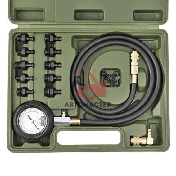 Тестер давления масла Дело Техники 12 пр 0-10 bar (0-140 PSI)