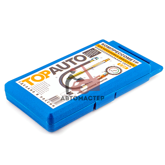 Компрессометр TOP-AUTO 3 пр. в кейсе (аналог TRISCO G-324)