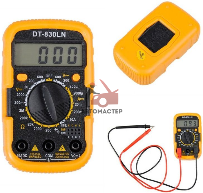 Мультиметр цифровой мини DT 830D+