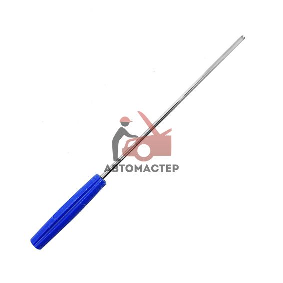 Экстрактор золотников длинный L 240 мм., жало 170 мм., синий (Китай)