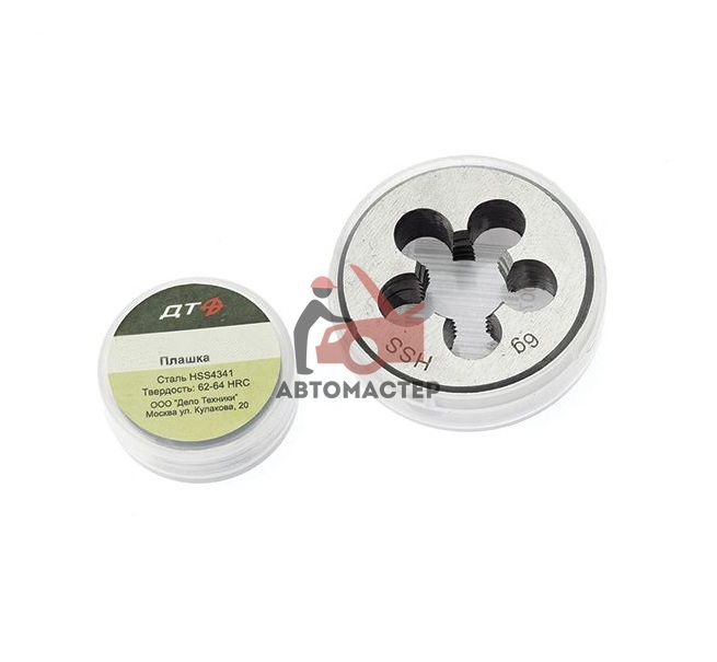 Плашка ДЕЛО ТЕХНИКИ  М8*1,0 Ф25 сталь HSS4341