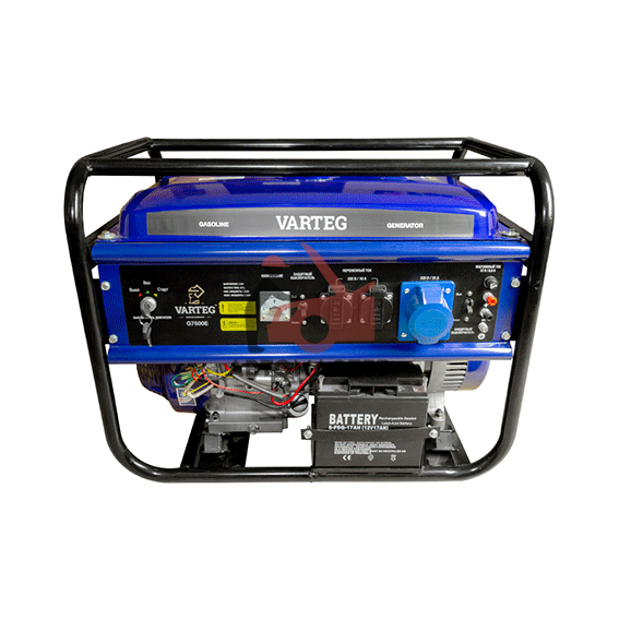 Генератор бензиновый VARTEG 7500E 220В. 7-7.5 кВт