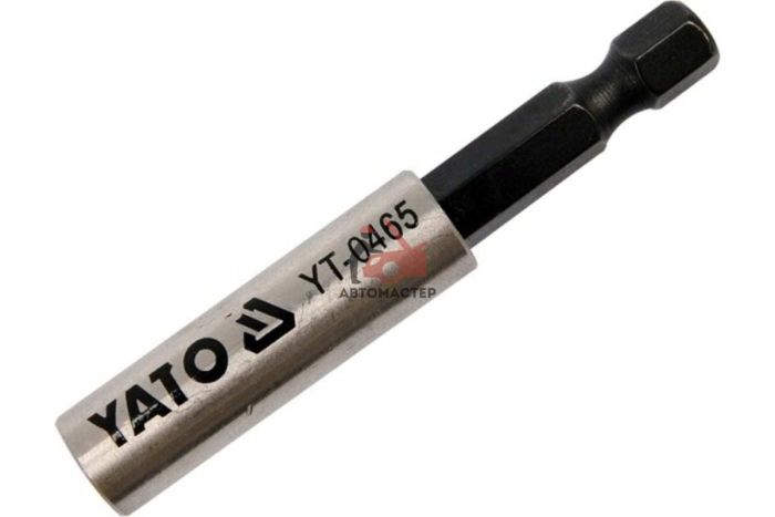 Держатель бит YATO 1/4 60мм для шуруповерта магнитный