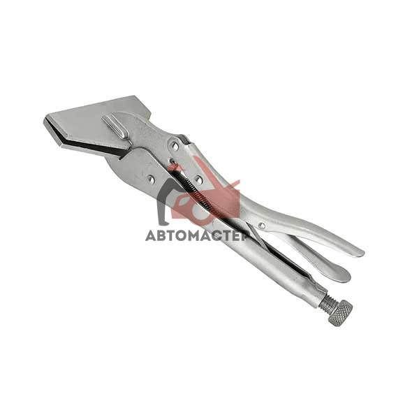 Зажим ручной с фиксатором STRONG хром 250 мм 10" (широкие губки)