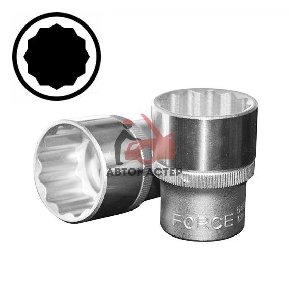 Головка 1/2 FORCE 12гр 26мм L43мм