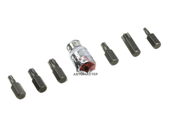 Набор вставок FORCE 7пр torx (6 лучей) Т25-Т55 L30мм