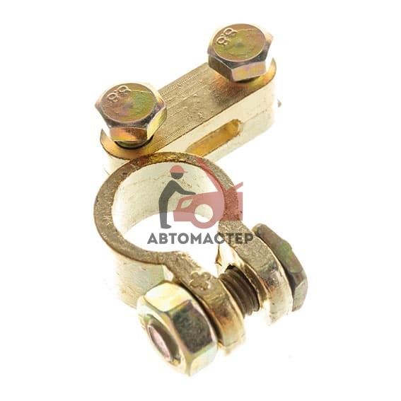 Клеммы аккумуляторные легковые латунные AUTOVIRAZH AV-010008