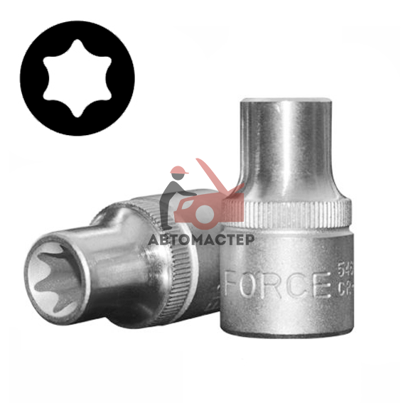 Головка "Е" 1/2 FORCE E16 L38мм