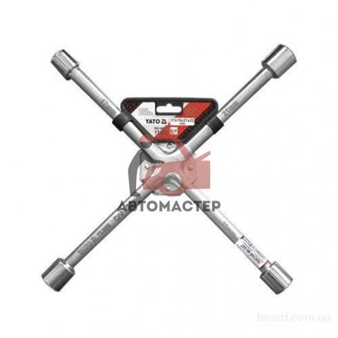 Ключ баллонный крест YATO 17*19*21*22