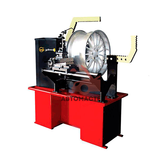 Стенд дископравный ATEK MAKINA 54 00 KONIG с токарным станком 380V,10-24"