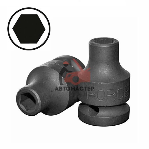 Ударная головка 3/8 FORCE 6гр 10мм