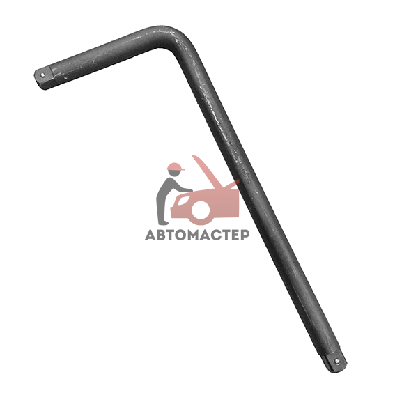 Вороток Г-обр. 3/4" КОЛИР L 600х230 мм. (черный, глянец)