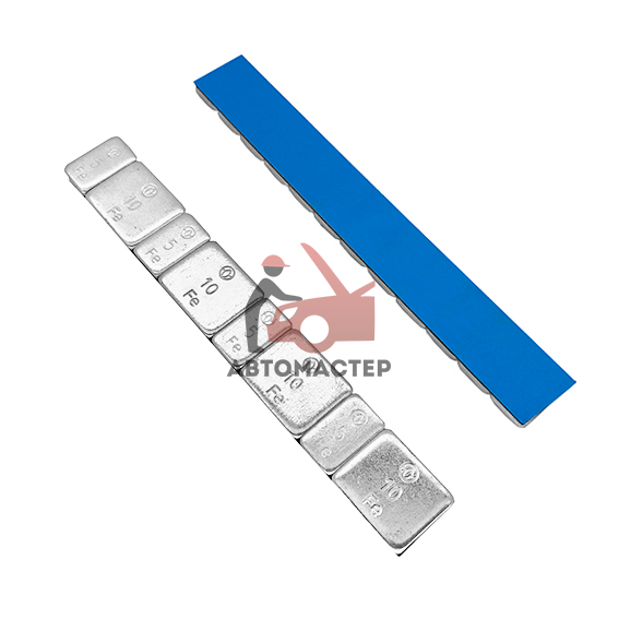Груз клеющийся (адгезивный) 60 г стальной SERVISTAIR 10G-5G*4 (50 шт. в пачке)