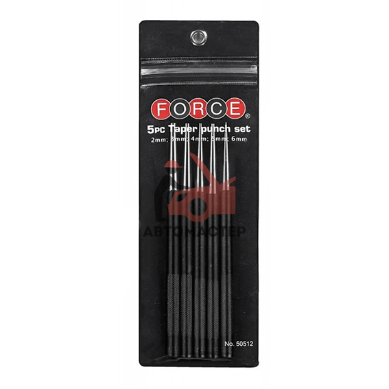 Набор бородков FORCE 5пр. (2 3 4 5 6мм)