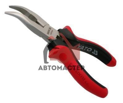 Тонкогубцы изогнутые YATO L160мм